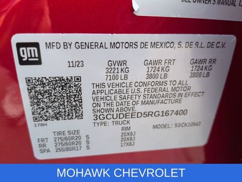Certified 2024 Chevrolet Silverado 1500 RST w/ Protection Package AWD/4WD image 35