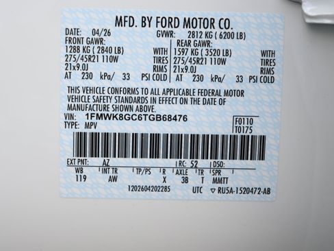 New 2026 Ford Explorer ST w/ Sun And Sound Package AWD/4WD image 42