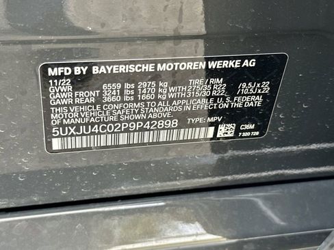 Used 2023 BMW X5 M50i w/ Executive Package image 35