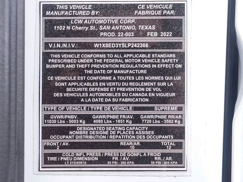 Used 2020 Mercedes-Benz Sprinter 3500 image 54