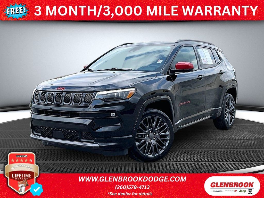 Certified 2023 Jeep Compass Limited w/ Elite Group for (Red) Edition AWD/4WD image 1