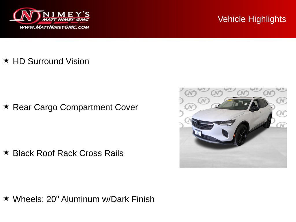Used 2021 Buick Envision Essence w/ Technology Package I AWD/4WD image 16