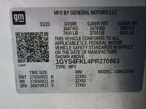 Used 2023 Cadillac Escalade Sport w/ LPO, ONYX Package AWD/4WD image 21