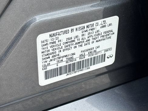 Used 2023 INFINITI Q50 Luxe w/ Cargo Package RWD image 32