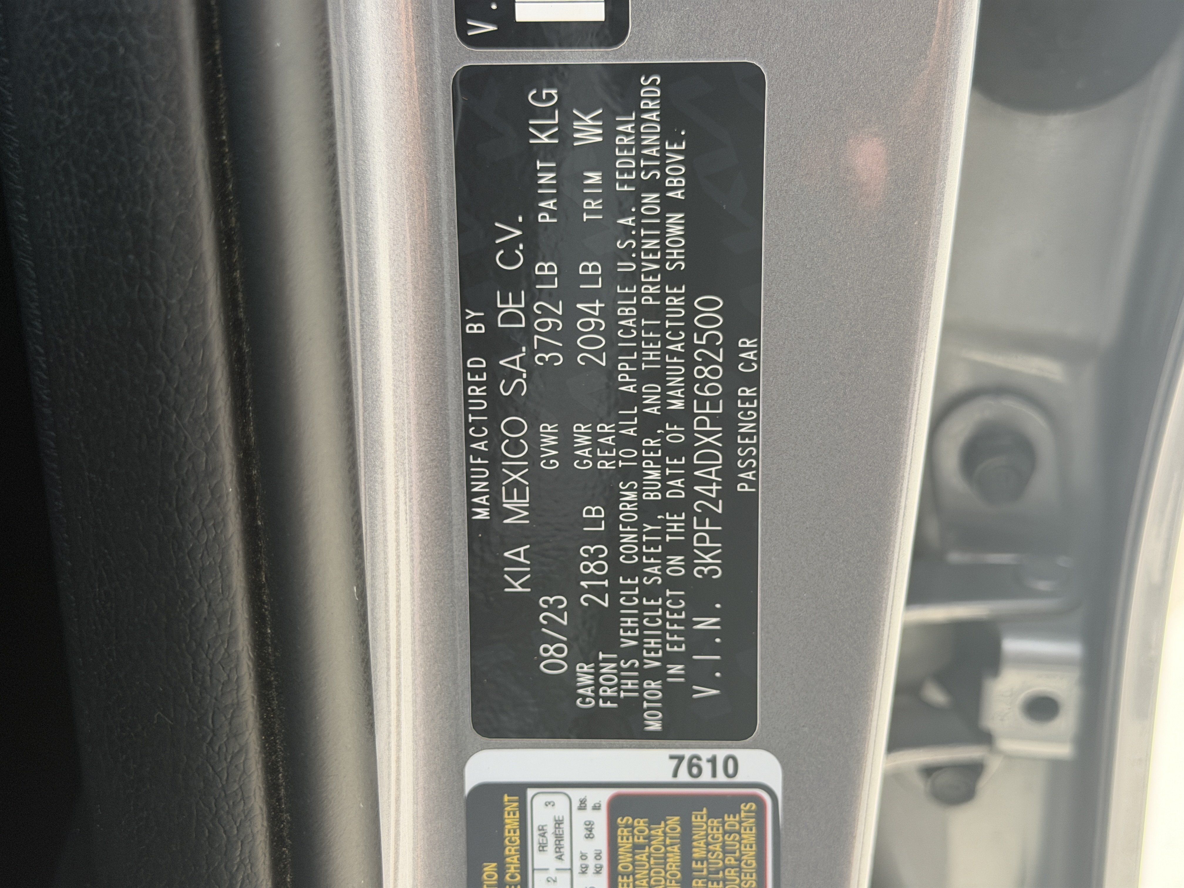 Certified 2023 Kia Forte LXS w/ LXS Technology Package FWD image 33