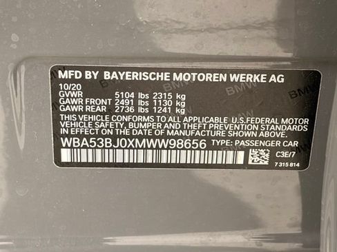 Used 2021 BMW 540i w/ M Sport Package RWD image 36
