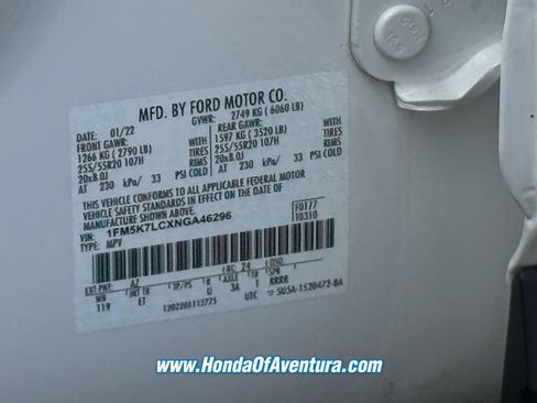 Used 2022 Ford Explorer King Ranch RWD image 23
