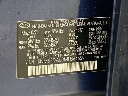Used 2021 Hyundai Santa Fe Calligraphy w/ Cargo Package AWD/4WD image 30