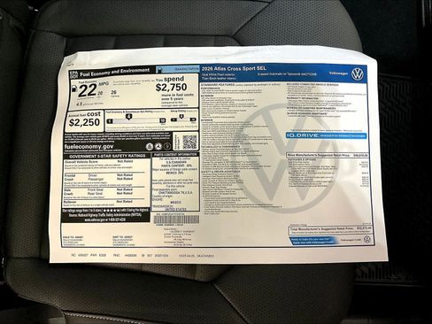 New 2026 Volkswagen Atlas Cross Sport SEL image 36