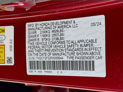 Certified 2024 Honda Accord Sport image 35