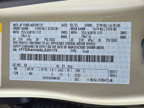 New 2025 Ford Ranger XLT image 28