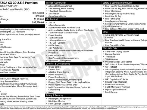 New 2026 MAZDA CX-30 AWD 2.5 S w/ Premium Package image 4