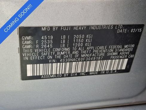 Used 2015 Subaru Legacy 2.5i Premium w/ Popular Package #1 AWD/4WD image 27