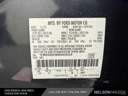 Used 2022 Ford Explorer XLT w/ Equipment Group 202A AWD/4WD image 55