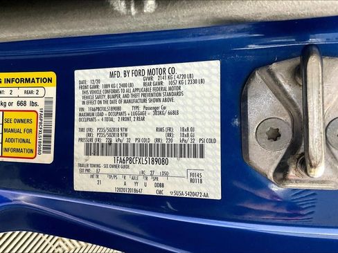 Used 2020 Ford Mustang GT w/ Ford Safe & Smart Package RWD image 41