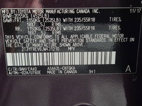 Used 2018 Toyota RAV4 Limited FWD image 33