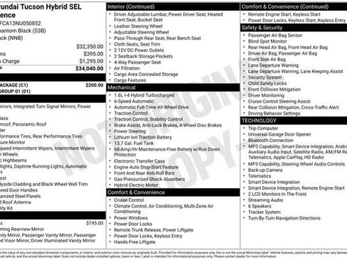 Used 2022 Hyundai Tucson SEL w/ Cargo Package AWD/4WD image 3