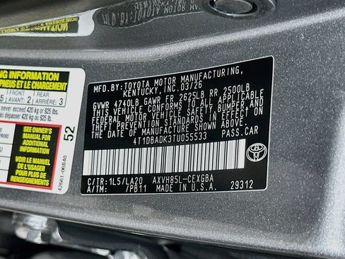 Certified 2026 Toyota Camry XLE AWD/4WD image 32