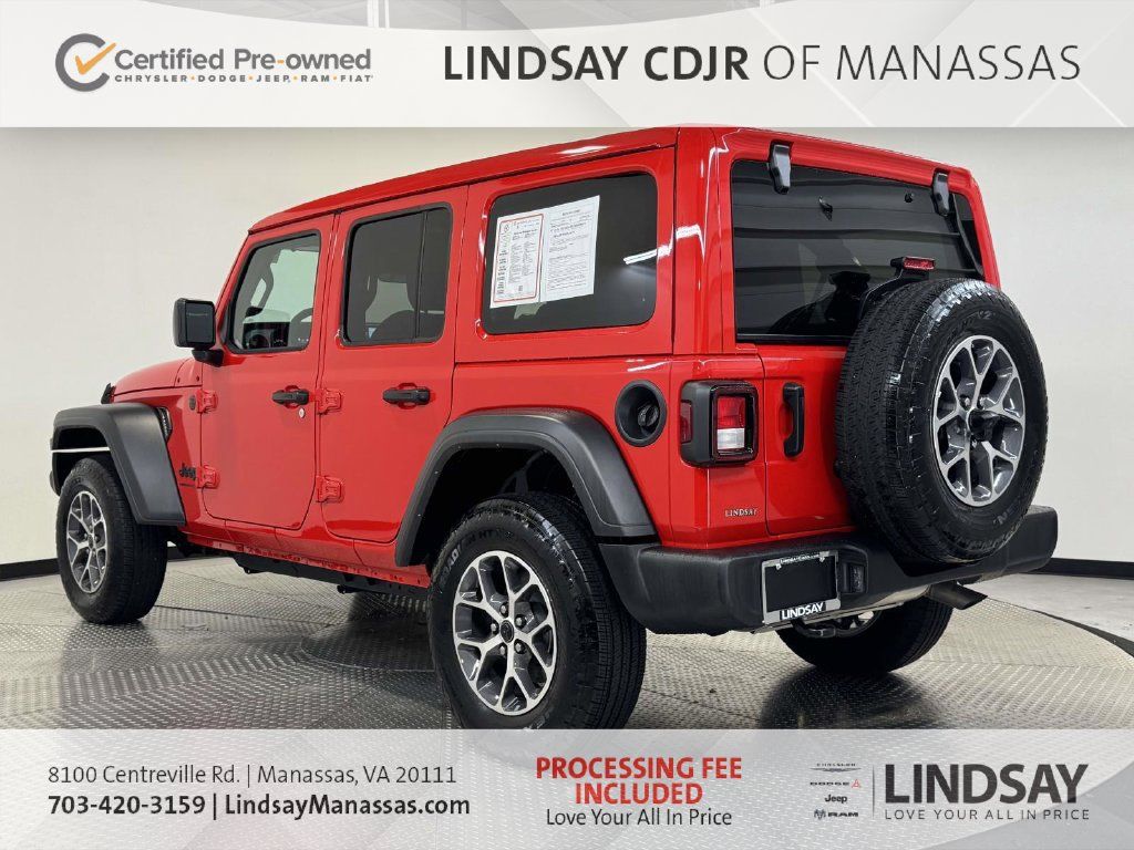 Used 2025 Jeep Wrangler Unlimited Sport AWD/4WD image 7