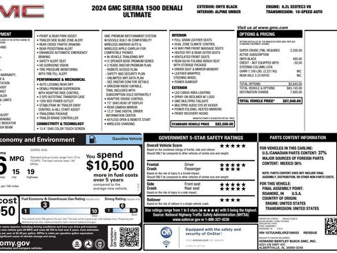 Used 2024 GMC Sierra 1500 Denali Ultimate AWD/4WD image 39