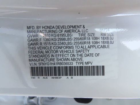 Certified 2024 Honda Pilot EX-L image 29