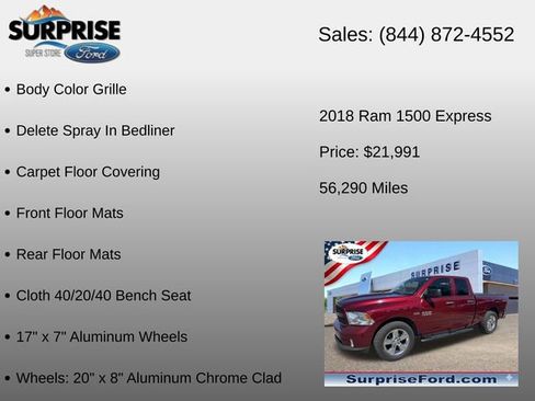 Used 2018 RAM 1500 Express RWD image 18