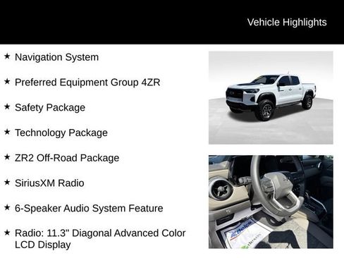 Certified 2024 Chevrolet Colorado ZR2 w/ Technology Package AWD/4WD image 7