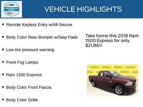 Used 2018 RAM 1500 Express w/ Express Value Package image 35