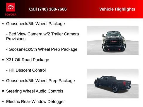 Used 2022 GMC Sierra 2500 AT4 w/ Gooseneck/5TH Wheel Package image 16