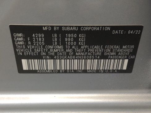 Used 2022 Subaru Impreza 2.0i AWD/4WD image 33