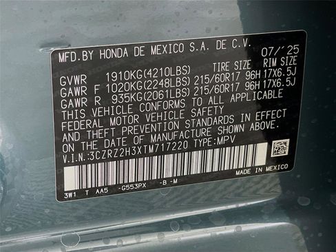 New 2026 Honda HR-V LX image 22