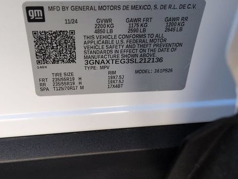 Used 2025 Chevrolet Equinox RS w/ Convenience Package III AWD/4WD image 35