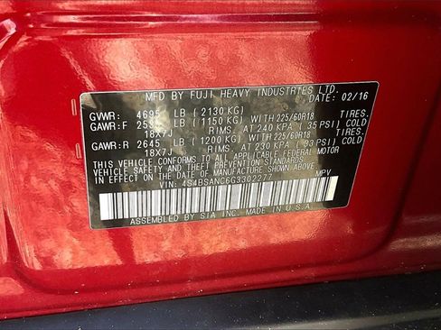 Used 2016 Subaru Outback 2.5i Limited image 32