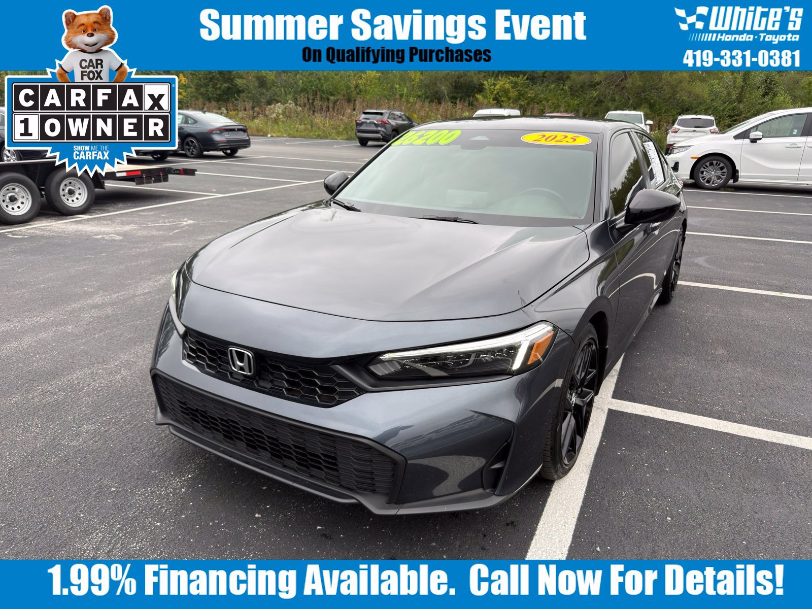 Used 2025 Honda Civic Sport image 1