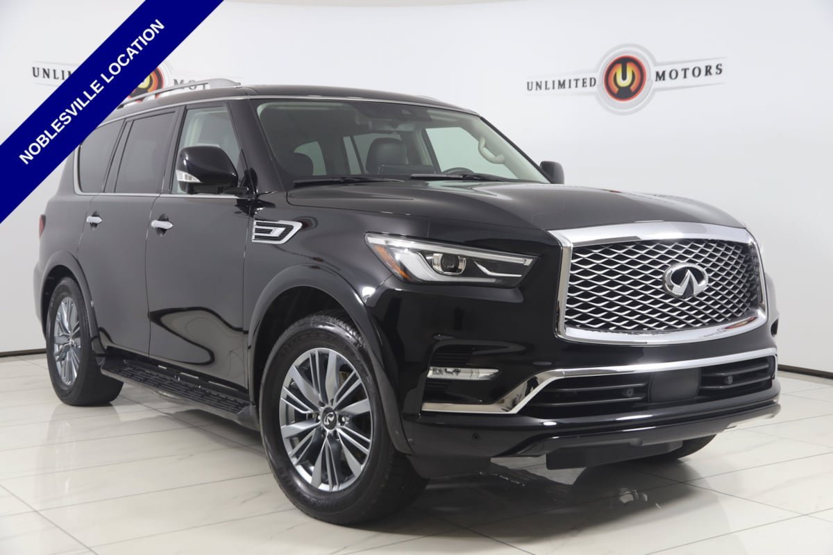 Used 2022 INFINITI QX80 Luxe w/ Cargo Package AWD/4WD image 1