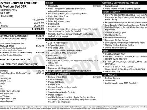 Used 2024 Chevrolet Colorado Trail Boss w/ Advanced Trailering Package AWD/4WD image 6