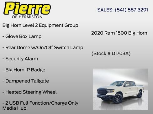 Used 2020 RAM 1500 Big Horn AWD/4WD image 18
