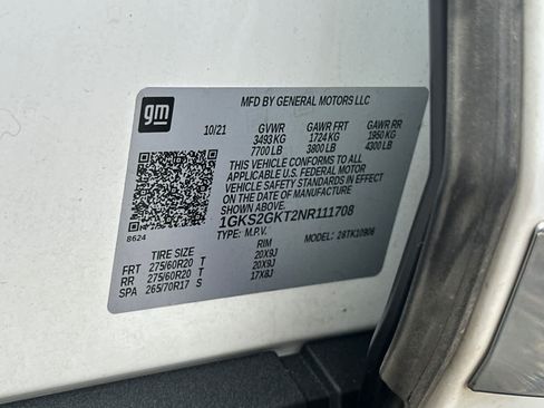 Used 2022 GMC Yukon XL SLT w/ SLT Premium Package AWD/4WD image 31