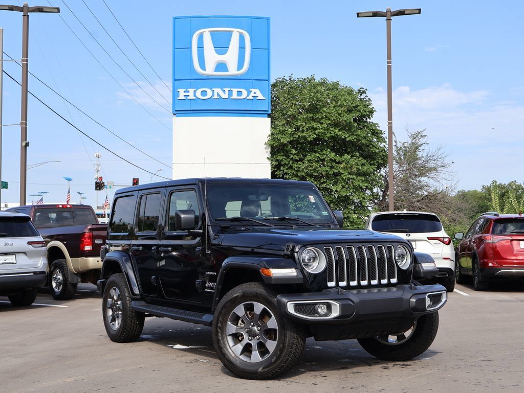 Used 2023 Jeep Wrangler Unlimited Sahara w/ LED Lighting Group AWD/4WD image 1