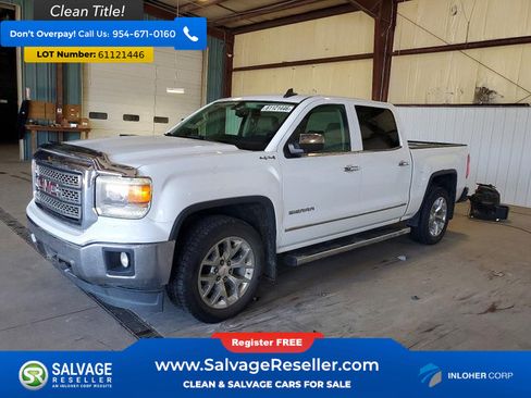 Used 2015 GMC Sierra 1500 SLT w/ SLT Crew Cab Value Package AWD/4WD image 1