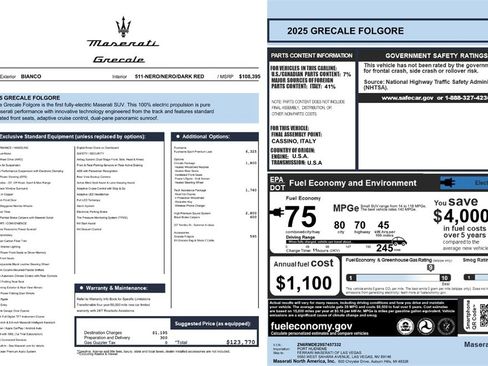 New 2025 Maserati Grecale Folgore image 38
