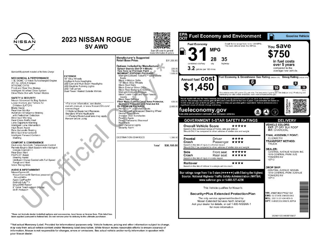 Used 2023 Nissan Rogue SV w/ SV Premium B Package AWD/4WD image 18