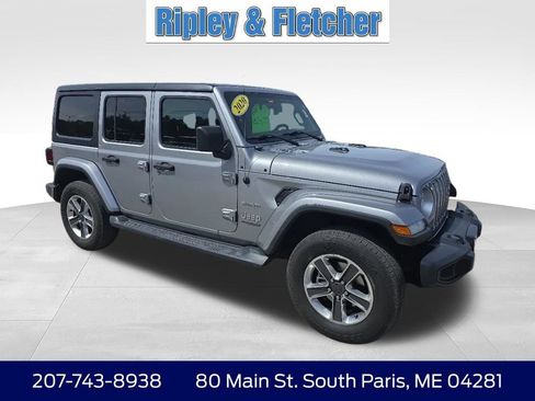 Used 2020 Jeep Wrangler Unlimited Sahara AWD/4WD image 2