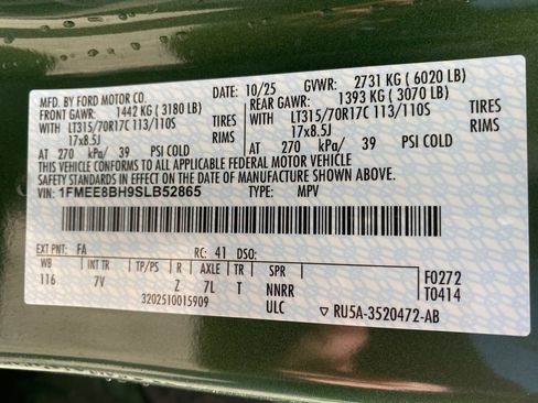 New 2025 Ford Bronco Outer Banks w/ Sasquatch Package image 55