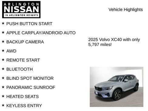 Used 2025 Volvo XC40 B5 Core image 7