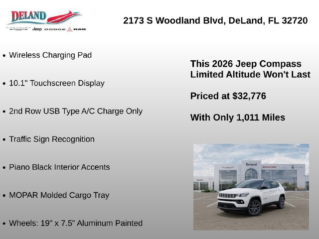 New 2026 Jeep Compass Limited w/ Sun, Sound & Navigation Group AWD/4WD image 39