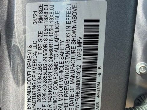 Used 2021 Honda Pilot EX-L image 4