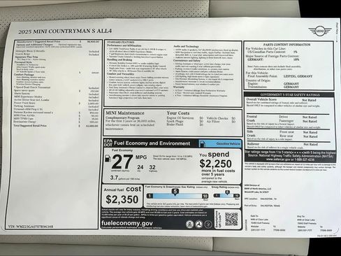New 2025 MINI Cooper Countryman S image 21