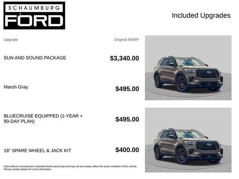 Used 2026 Ford Explorer ST w/ Sun And Sound Package AWD/4WD image 4