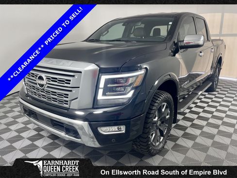 Used 2023 Nissan Titan Platinum Reserve w/ Off Road Protection Package AWD/4WD image 1